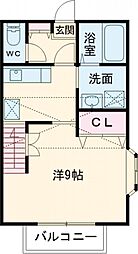 マ・メゾン 1Kの間取図画像