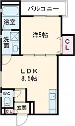 間取図画像 1LDK
