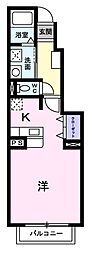 パークプラザ ワンルームの間取図画像