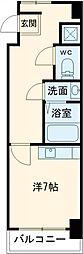 グランドパレスNS-2 ワンルームの間取図画像