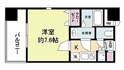 エルフィナ上呉服 1Kの間取図画像