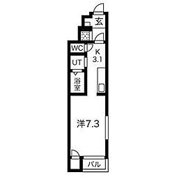 間取図画像 ワンルーム
