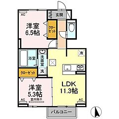 物件の間取り