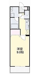 ゲパール高島駅前 1Kの間取図画像