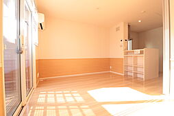 JR東北本線 郡山駅 徒歩26分の賃貸アパート 2階1LDKのリビング/ダイニング