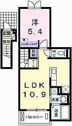 アマルフィ36 1LDKの間取図画像