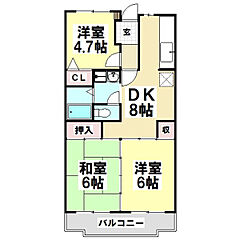 物件の間取り