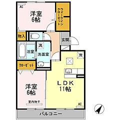 物件の間取り