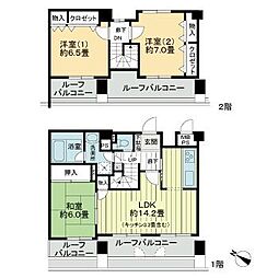 ライオンズマンション柏木 3LDKの間取図画像