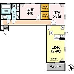 物件の間取り