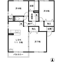 物件の間取り