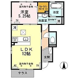 間取図画像 1LDK