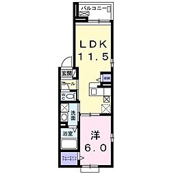 ポラリス 1LDKの間取図画像