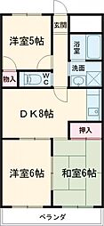 間取図画像 3DK
