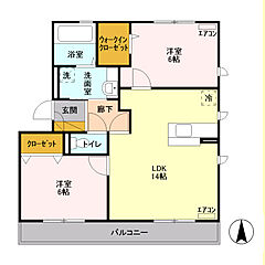 物件の間取り