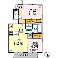 物件の間取り