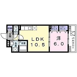 GRANSQUARE 1LDKの間取図画像