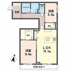 物件の間取り