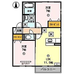 物件の間取り