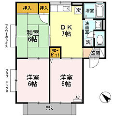 物件の間取り