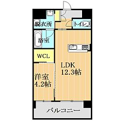 Change.BLDchikami 1LDKの間取図画像