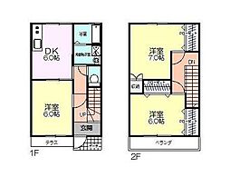 コンフォルテE 3DKの間取図画像