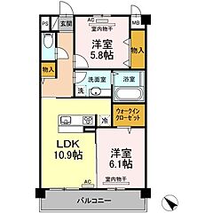 物件の間取り