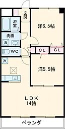 ルネスグラード2 3LDKの間取図画像