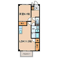 物件の間取り