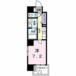 M&R 1Kの間取図画像