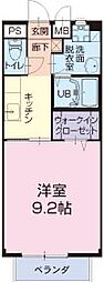 シェロウェンTOS 1Kの間取図画像