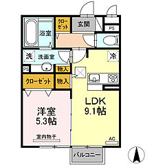 物件の間取り