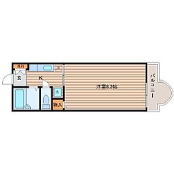 スターツアルファネクスト長嶺 1Kの間取図画像