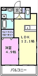 間取図画像 1LDK