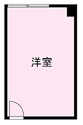 classroom ワンルームの間取図画像