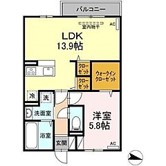 物件の間取り