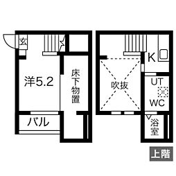 アドラブール新守山 ワンルームの間取図画像