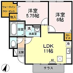 物件の間取り