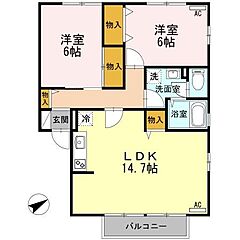 物件の間取り