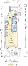 プレサンス木場公園 1Kの間取図画像
