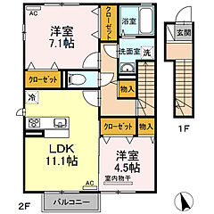 物件の間取り