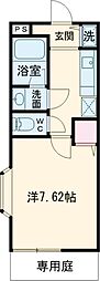 サニーコート日根野 1Kの間取図画像