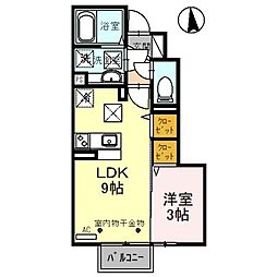 グランメゾンWD 1LDKの間取図画像