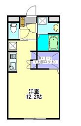 sumika ワンルームの間取図画像