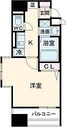 エスティ・ロアール神戸駅前 10階1Kの間取り