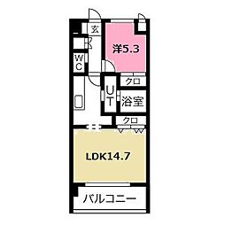 間取図画像 1LDK