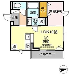 物件の間取り