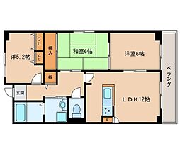 ワイン・ウェル 3LDKの間取図画像