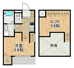 MODERNPALAZZO諫早primo 1SKの間取図画像