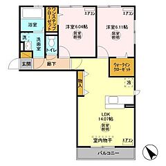 物件の間取り